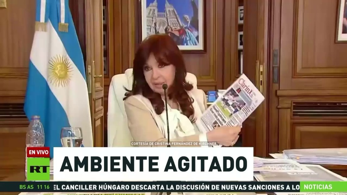 Simpatizantes de Cristina Fernández de Kirchner se movilizan tras petición de 12 años de prisión en su contra