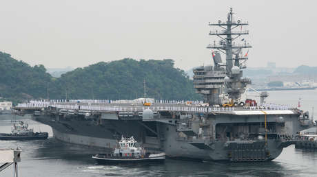 El Pentágono ordena que el portaaviones Ronald Reagan y los buques de escolta permanezcan frente a Taiwán