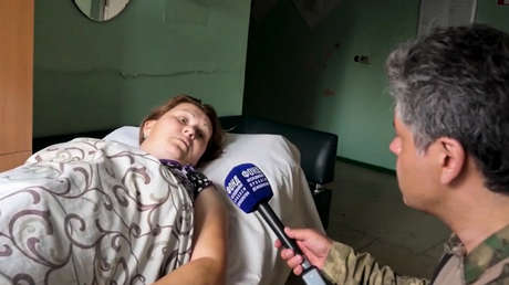 "Mi talón no estaba allí": Una residente de Donbass relata cómo pisó una mina prohibida ucraniana
