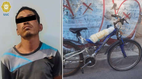 Delincuente realiza tres asaltos consecutivos e intenta escapar en una bicicleta robada