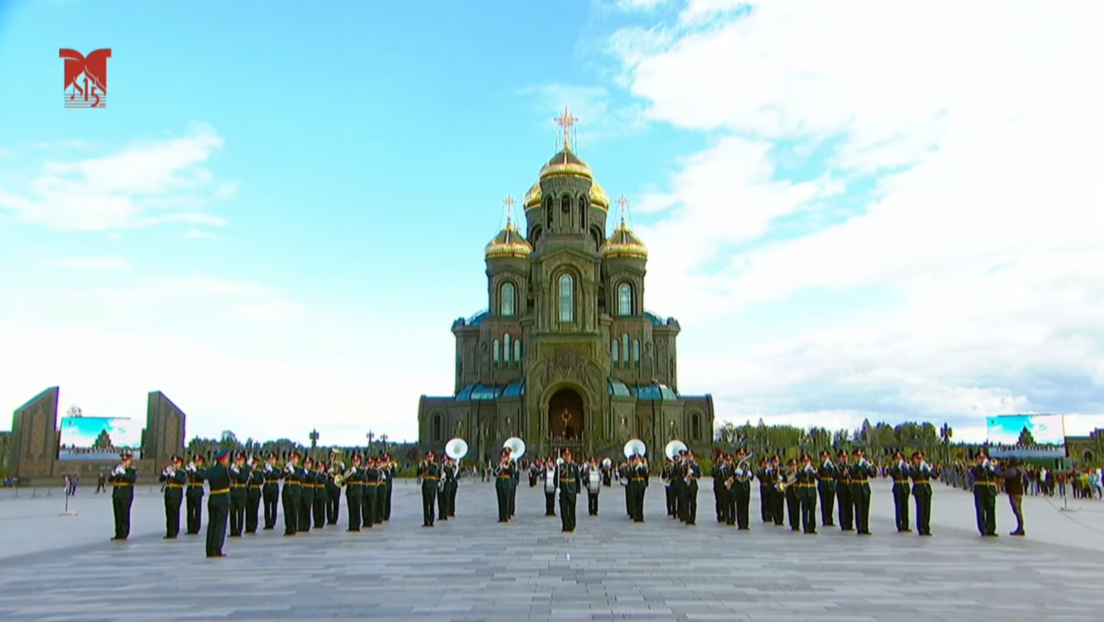 VIDEO: Desfile de orquestas militares en la región de Moscú