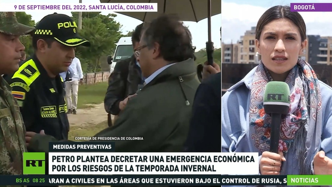 Petro plantea decretar una emergencia económica por los riesgos de la temporada invernal en Colombia