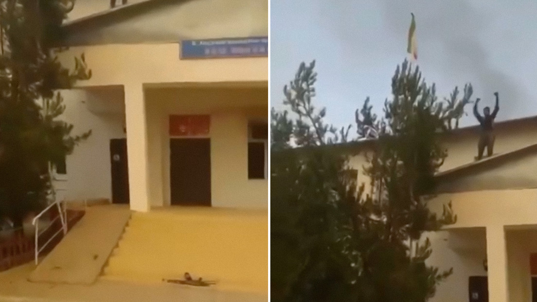 Militares tayikos se apoderan del edificio de una escuela en Kirguistán (VIDEO)