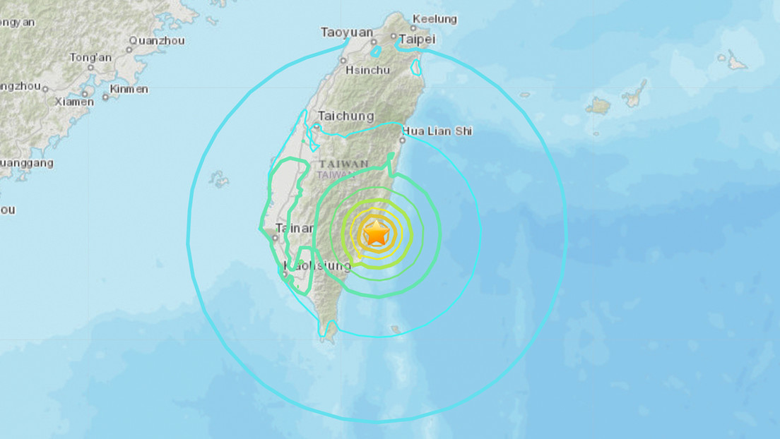 Se registra en Taiwán un sismo de magnitud 6,6