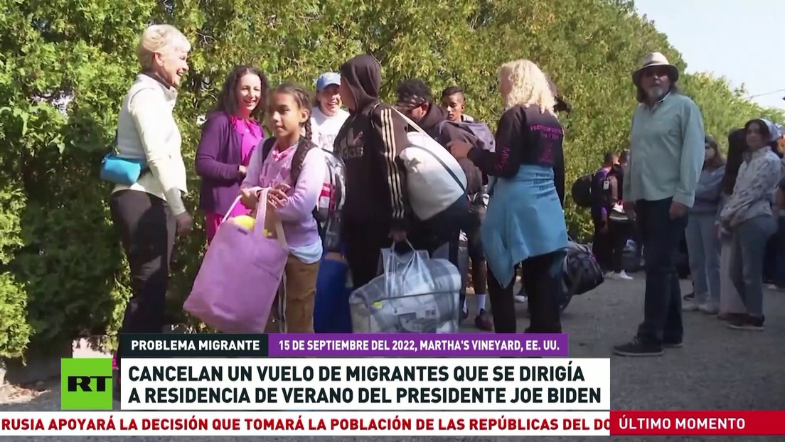 Cancelan en EE.UU. un vuelo de migrantes que se dirigía a la residencia de verano de Joe Biden