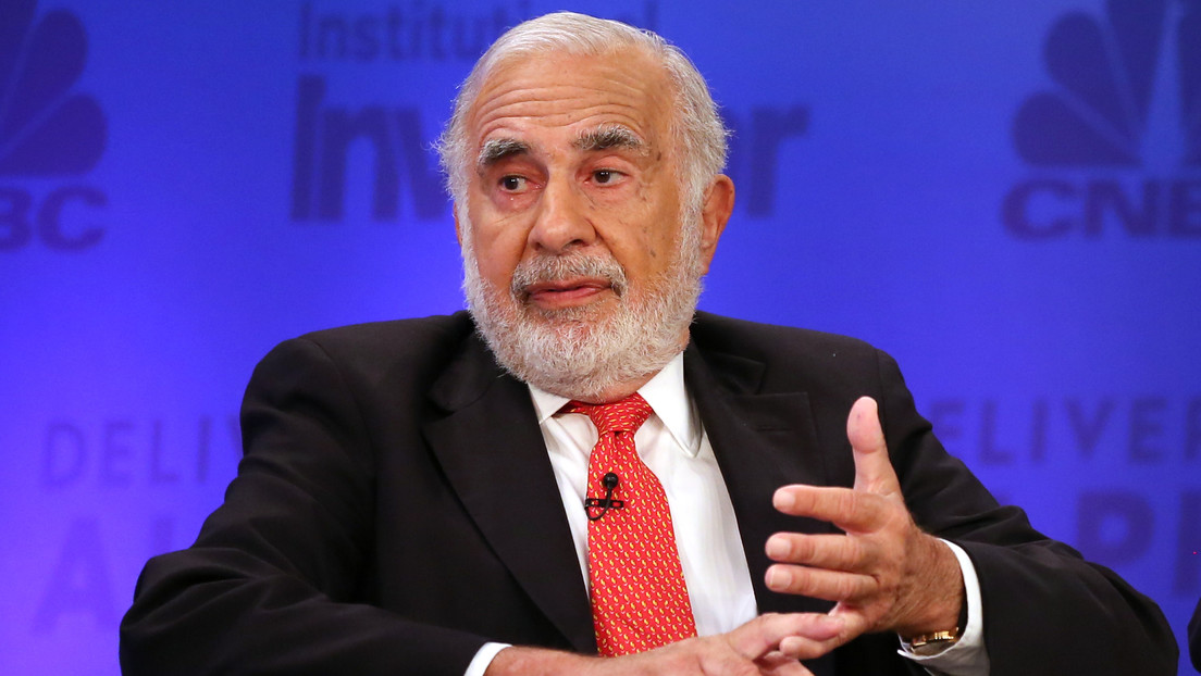 El multimillonario financiero estadounidense Carl Icahn