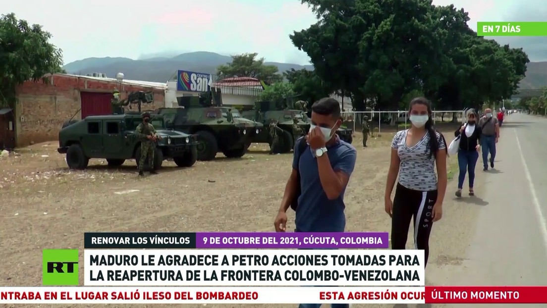 Maduro le agradece a Petro las acciones tomadas para la reapertura de la frontera colombo-venezolana