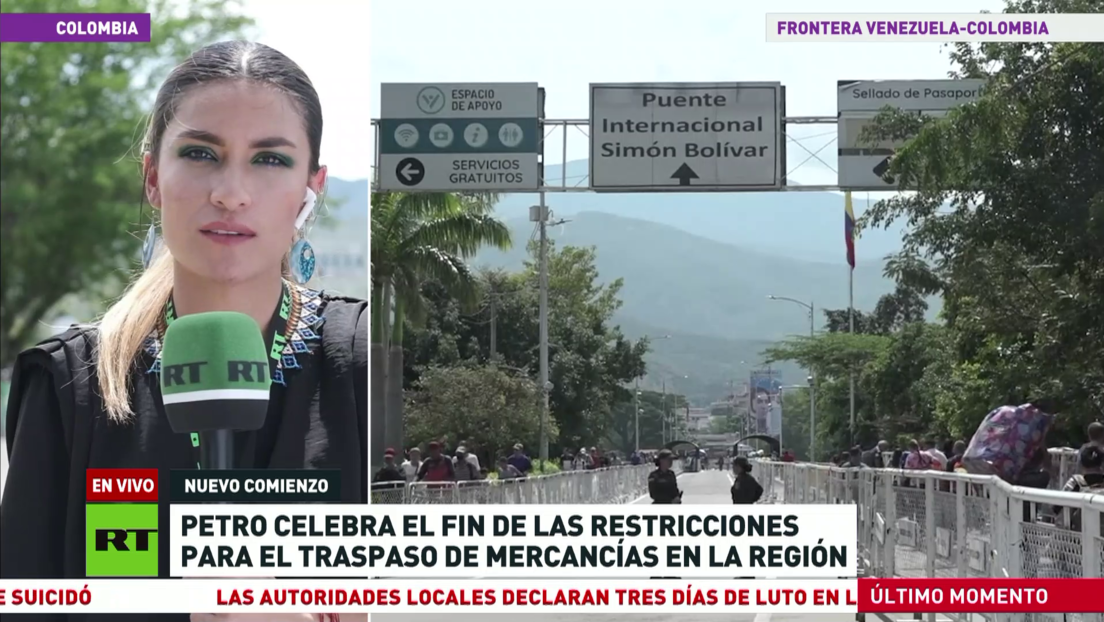 Autoridades reabren la frontera entre Venezuela y Colombia tras varios años de cierre