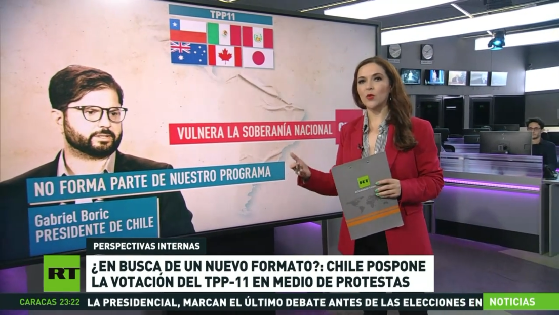 Chile pospone la votación del TPP-11 en medio de protestas