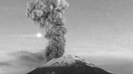 Se registran 70 exhalaciones y una explosión en el volcán Popocatépetl en las últimas 24 horas (VIDEO)