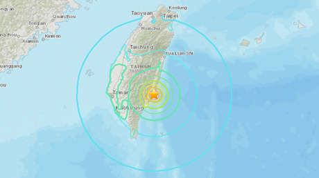 Se registra en Taiwán un sismo de magnitud 6,6