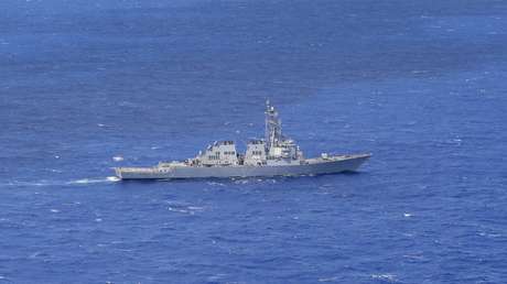 El destructor estadounidense de misiles guiados USS Higgins