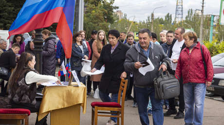 Las repúblicas del Donbass y las regiones de Zaporozhie y de Jersón votan a favor de adherirse a Rusia