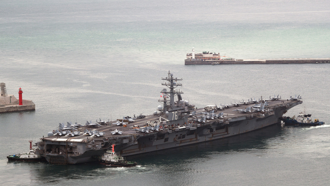 A US aircraft carrier returns to the Sea of ​​​​Japan after the launch of a North Korean missile
