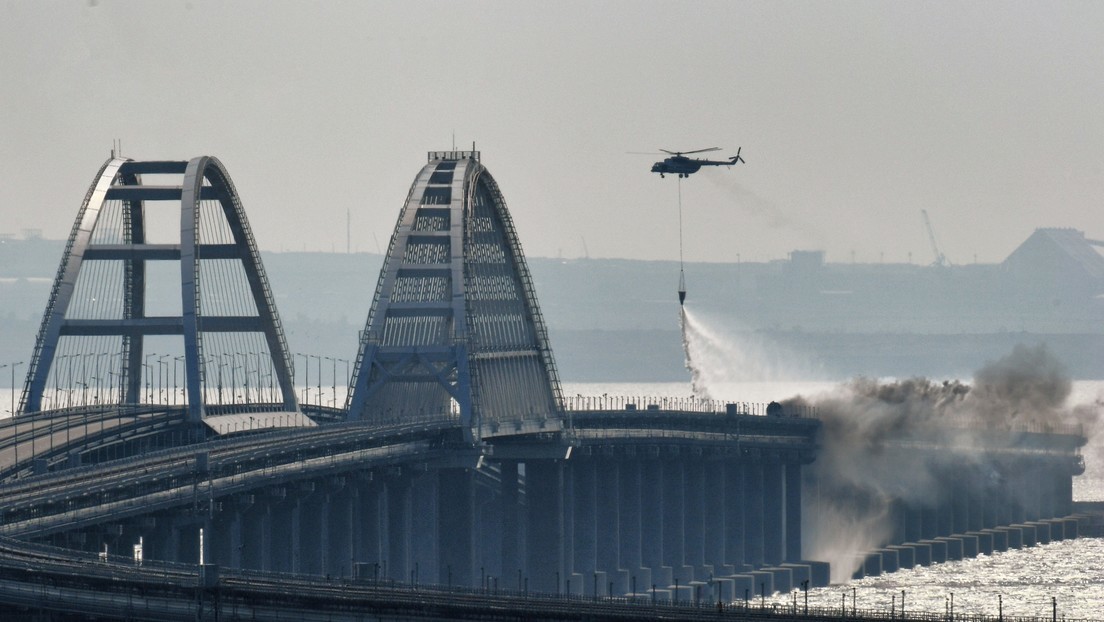 El FSB ruso establece la autoría del atentado en el puente de Crimea