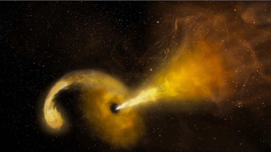 Descubren un agujero negro "eructando" una estrella que devoró hace años -  RT