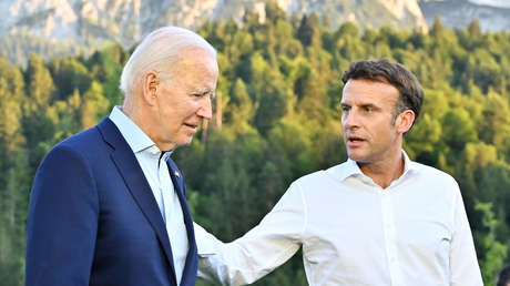 Macron reprocha a Biden por su advertencia sobre un posible "armagedón nuclear"