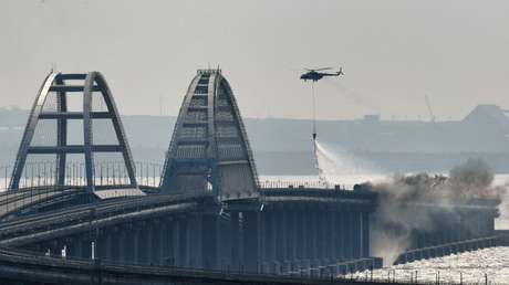 Estonia "da la bienvenida y felicita a las fuerzas especiales ucranianas" por la explosión en el puente de Crimea