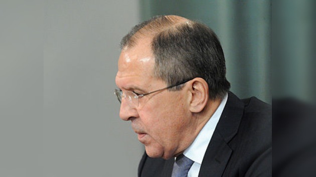 Lavrov advierte del peligro de una guerra civil en Siria