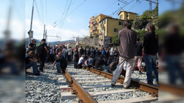 Tensión entre Italia y Francia por un bloqueo ferroviario y por la inmigración africana