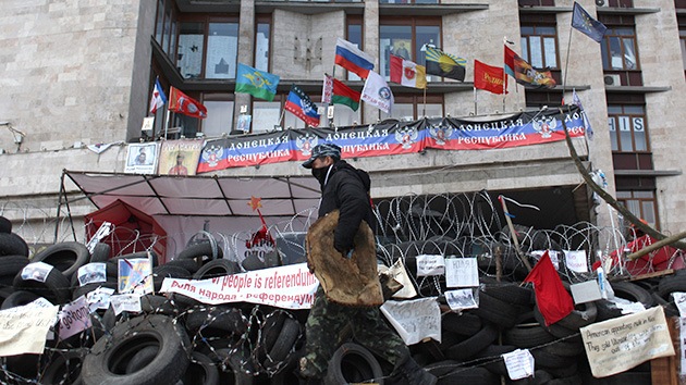Ucrania: El 'gobernador popular' de Donetsk propone crear el estado de Novoróssia
