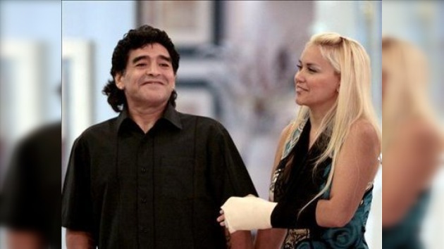 La novia de Diego Maradona pierde el bebé que esperaban