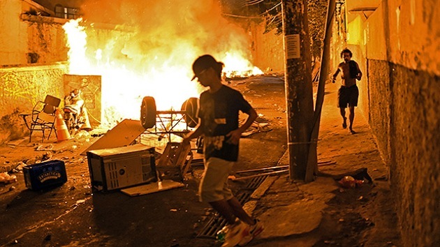 Intensas protestas en Río de Janeiro tras una muerte violenta en una favela