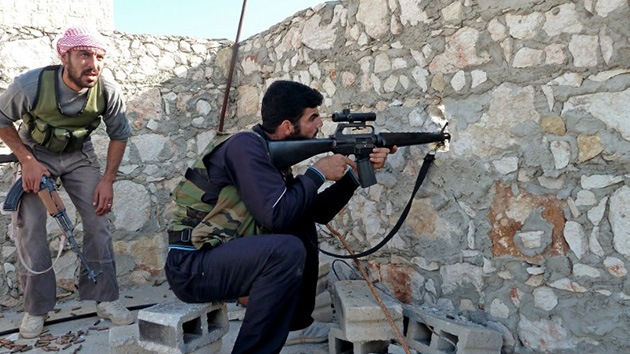 El Ejército sirio confisca a los rebeldes armas de producción estadounidense