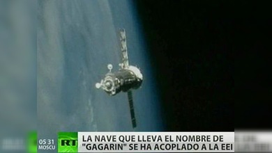 El acoplamiento de la nave ‘Gagarin’ se ha realizado con éxito