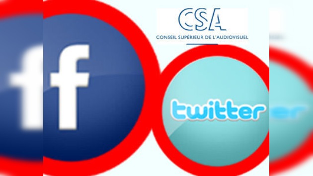 Prohíben la mención de 'Facebook' y 'Twitter' en la TV de Francia
