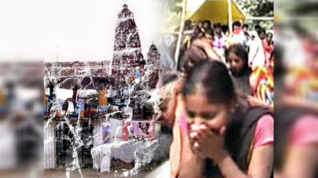 Decenas de muertos por una estampida en un templo de la India