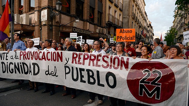 Fotos: Protestas en Madrid para exigir la libertad de los detenidos el 22-M