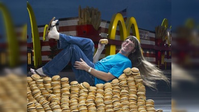 El amante 'número 1' de McDonald's alcanza los 25.000 Big Mac
