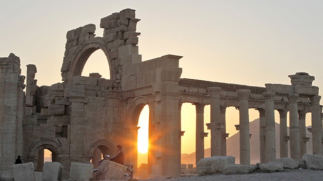 La coalición de EE.UU. ataca al EI en Siria cerca de las ruinas de la antigua Palmira