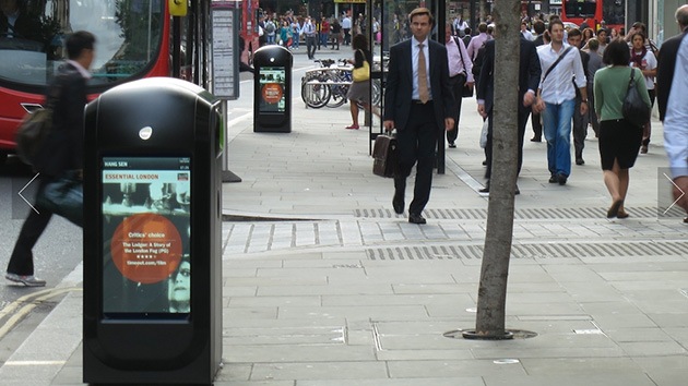 Papeleras de Londres extraen datos de los teléfonos de los transeúntes por Wi-Fi