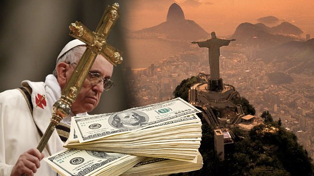 La visita del papa Francisco le costará a Brasil 59 millones de dólares