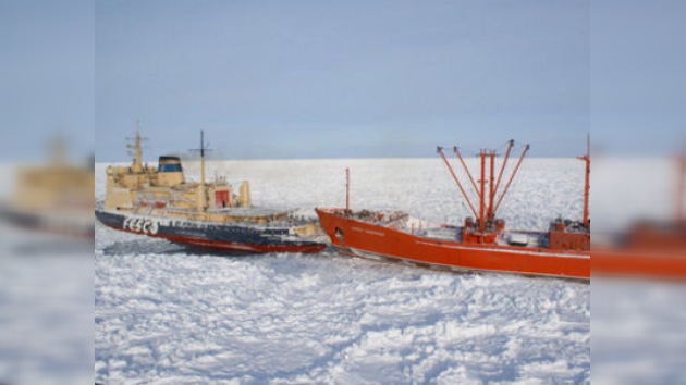 El rescate de los marineros en el mar de Ojotsk se aproxima a su fase final
