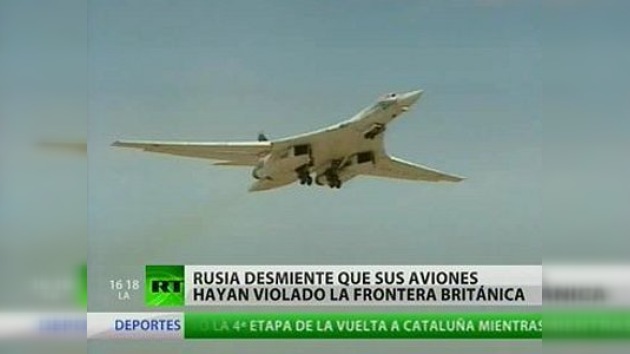 Rusia desmiente que sus aviones hayan violado la frontera británica
