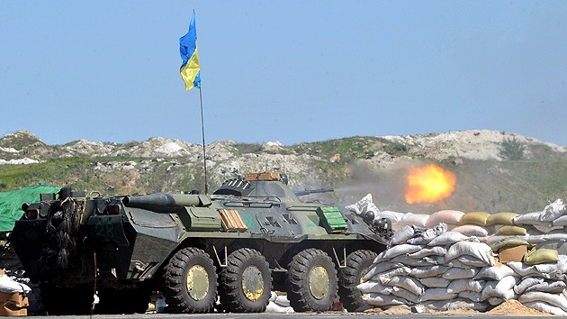 El Ejército ucraniano reanuda el ataque de artillería en los suburbios de Slaviansk