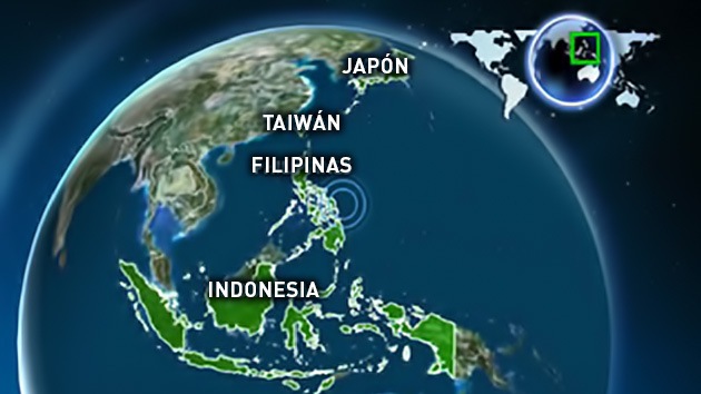 Un sismo de 7.6 grados sacude las costas de Filipinas