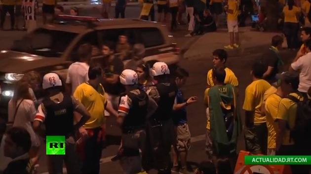 Fotos: Las calles de Brasil tras el partido de su selección contra Alemania