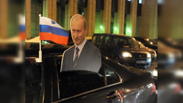 'No dejes el volante': Moscú celebra una carrera automovilística en apoyo a Putin