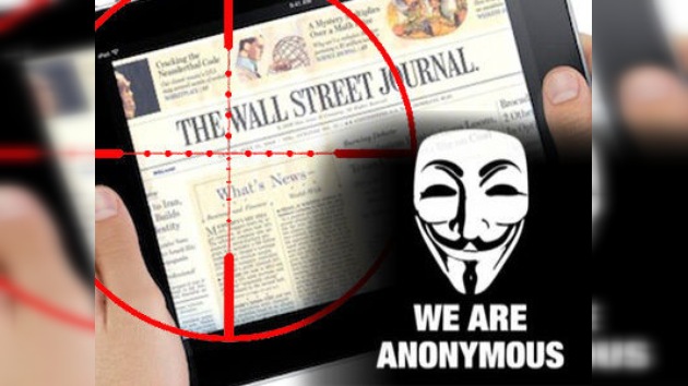 Anonymous lanza una advertencia al 'Wall Street Journal' por compararlos con Al Qaeda 