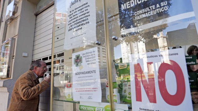 Farmacias de Valencia cierran sus puertas para protestar por impagos de la Generalitat