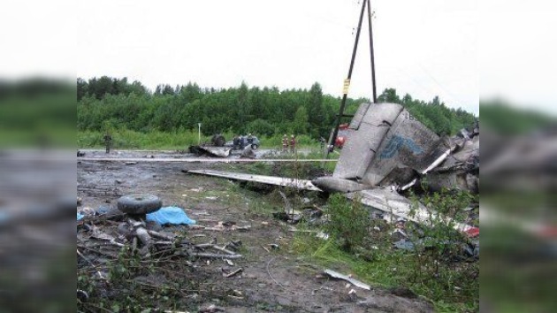 Aterrizaje fatal de un Tu-134 en el norte ruso