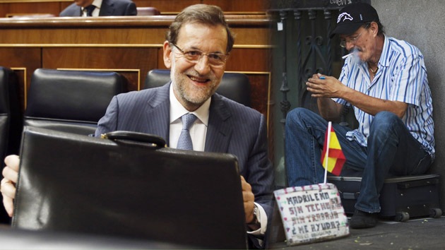 Una joven a Rajoy: "Has empobrecido España, ¿cómo puedes dormir por las noches?"