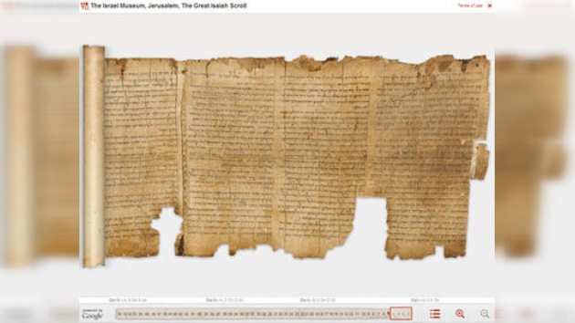Manuscritos del Mar Muerto, del pergamino a Internet 