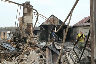 Incendios forestales en Rusia