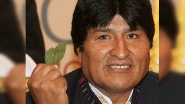 Evo Morales defiende uso cultural de la hoja de coca en Bolivia