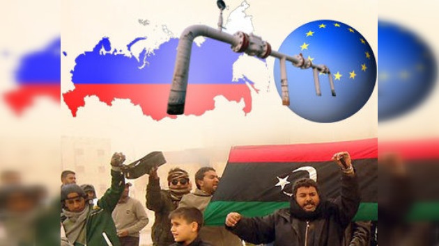 Gas ruso ayudará a Europa si la situación en el mundo árabe provoca escasez
